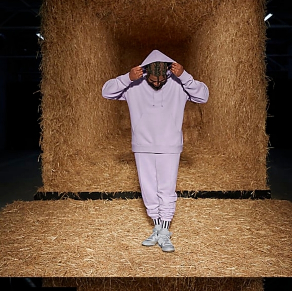 Ivy Park x Adidas Rodeo Hoodie Purple Glow Sz L - Picture 5 of 5